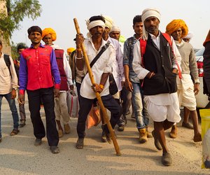 Jhabua's protesting farmers in Delhi