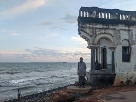 'Oh, that house? It’s in the sea now – there!'