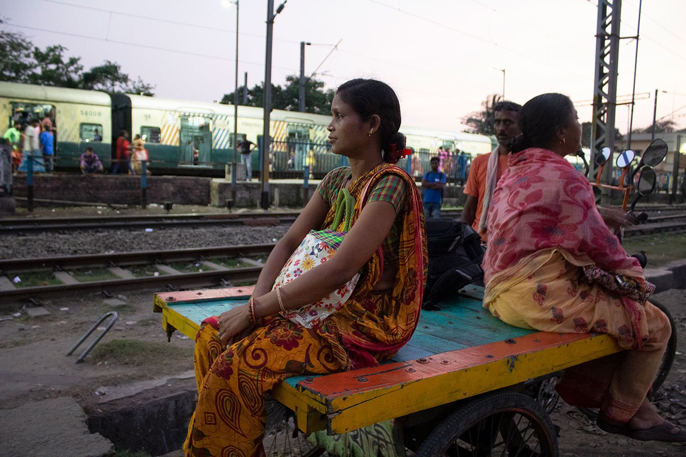 Breshpati going home from Canning station