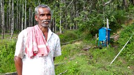 In Kuthluru, waiting for the light to change