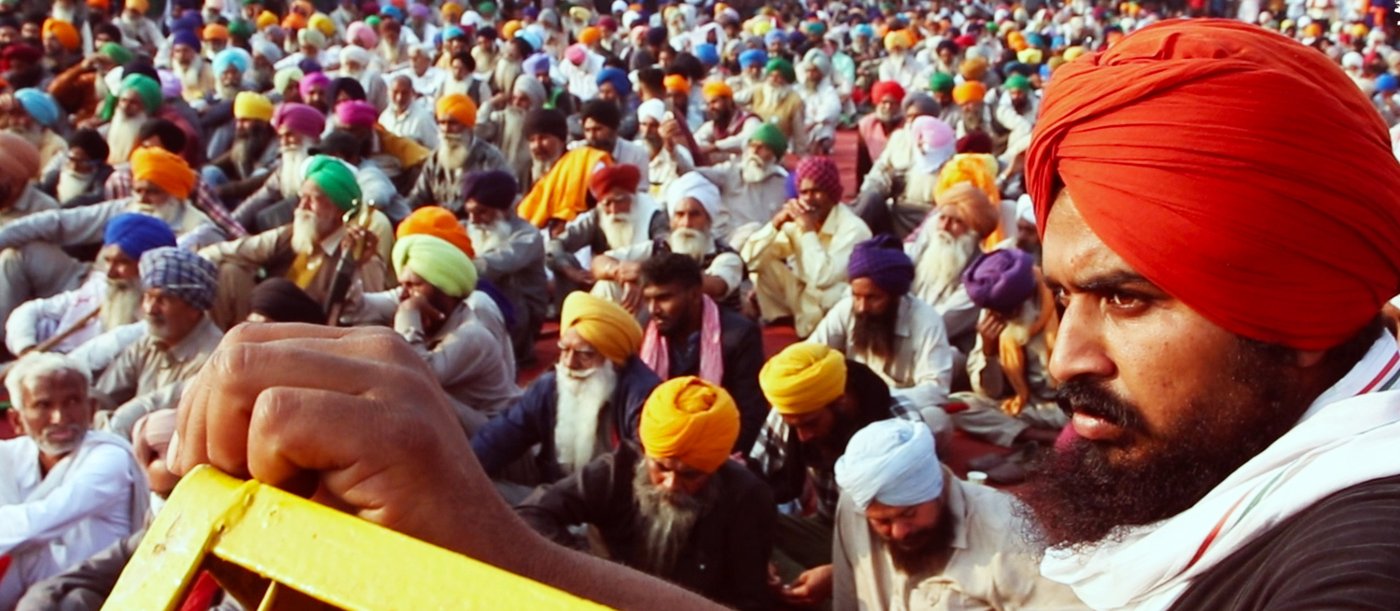 Punjabi farmers protest against the farm bill 2020