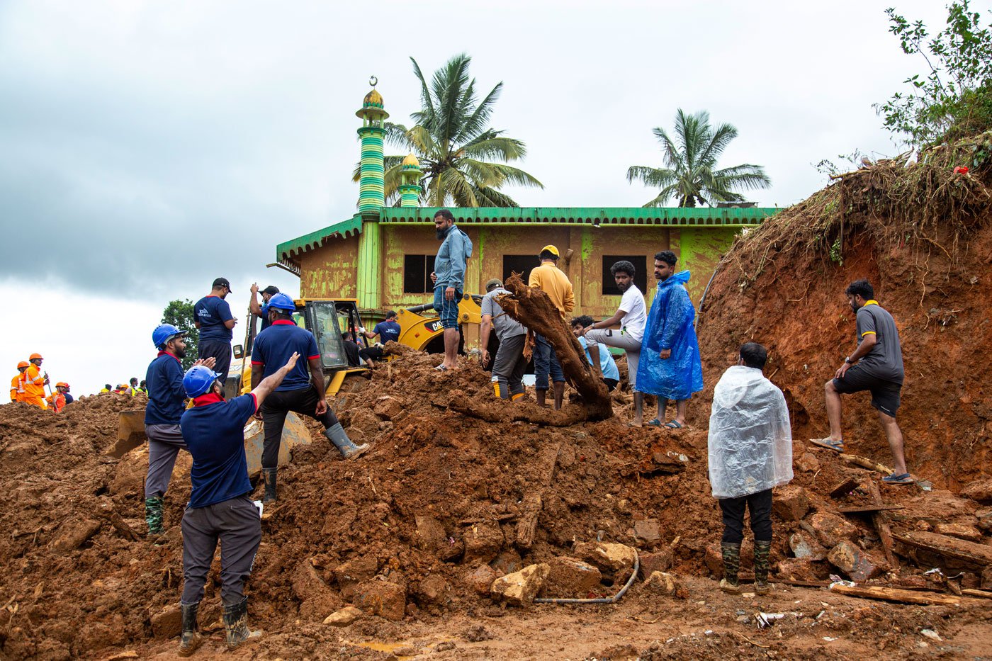 Search operations in the vicinity of a mosque