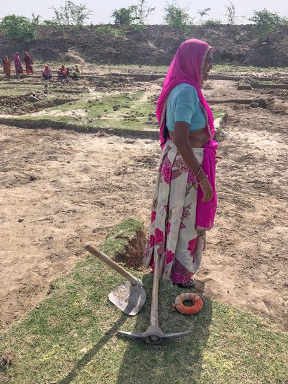 'I am afraid because I have to walk back alone', says Champa Rawat (left). Other women workers echo the same anxieties