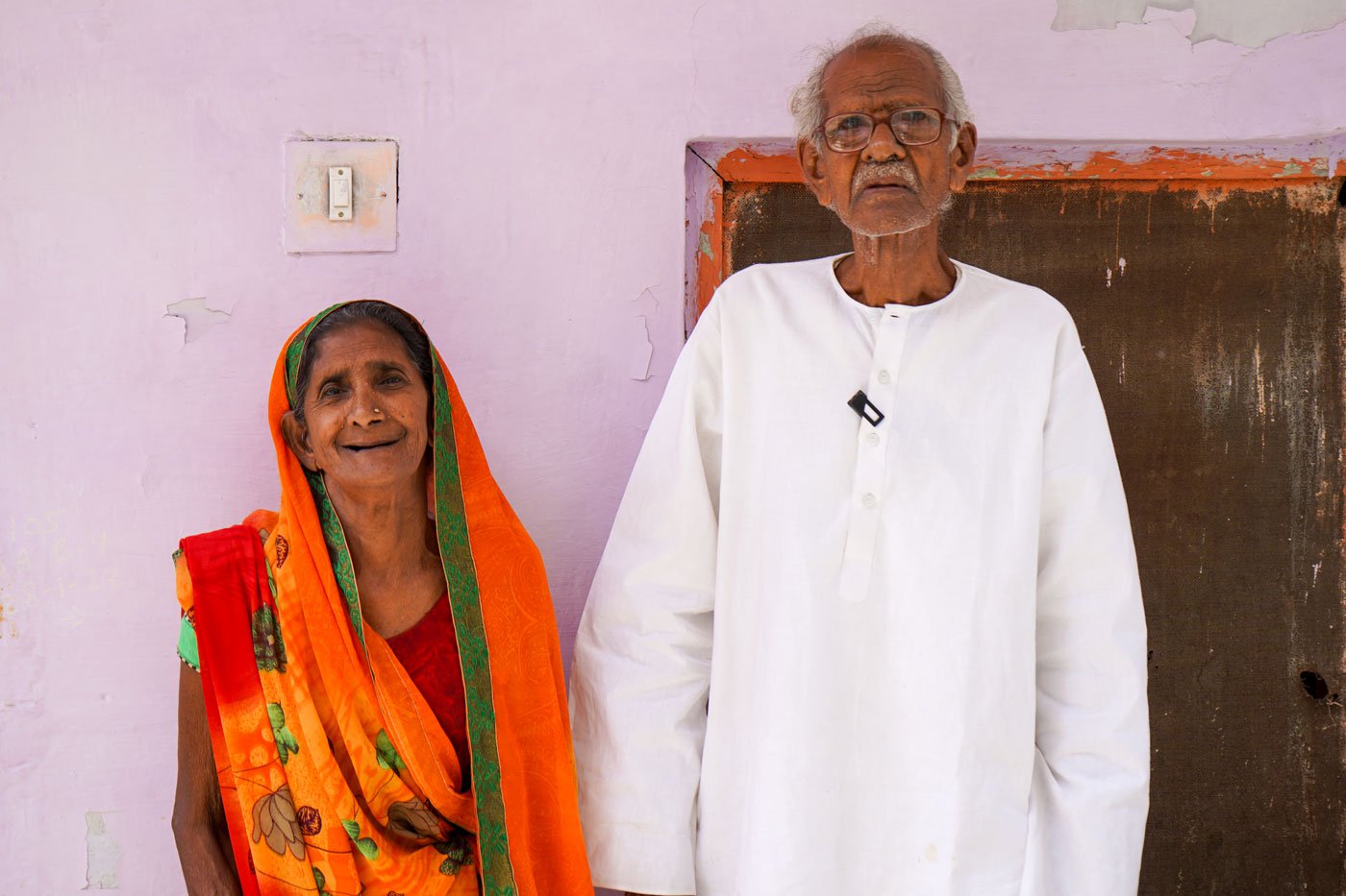 Shobharam lives with his sister Shanti in Jadugar Basti of Ajmer town . Shanti is 21 years younger