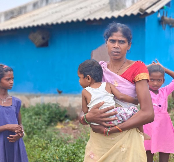 The backyard in Sukmiti's home where the family wanted to bury Shyamlal.