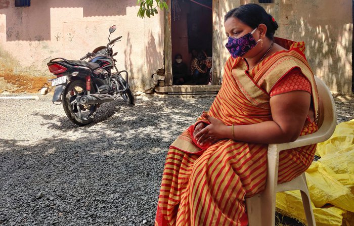 Jyoti Kadam's husband, Balasaheb, died the day after he was admitted to the hospital