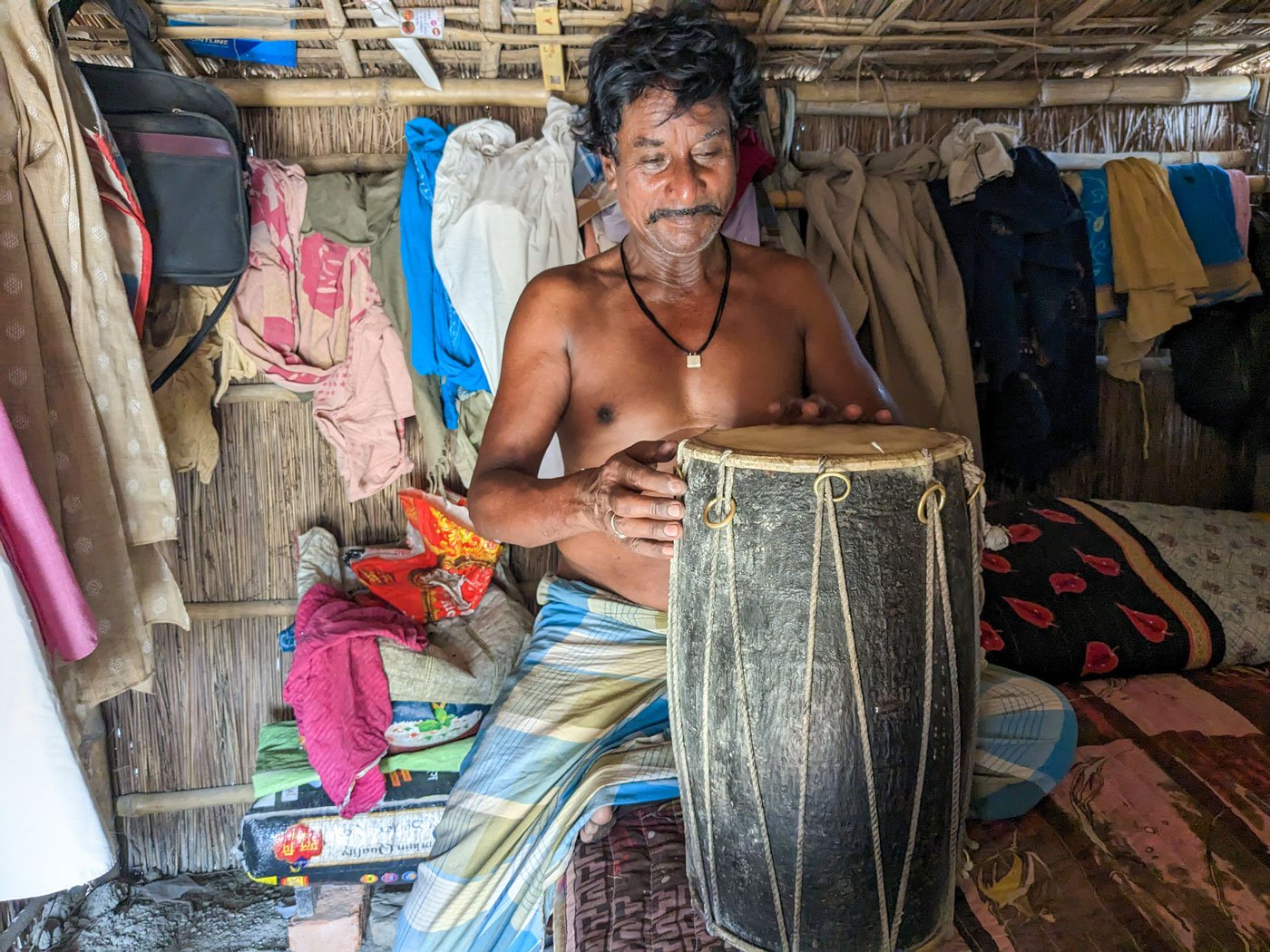 The 60-year-old Khalifa at his home in Khalispur village