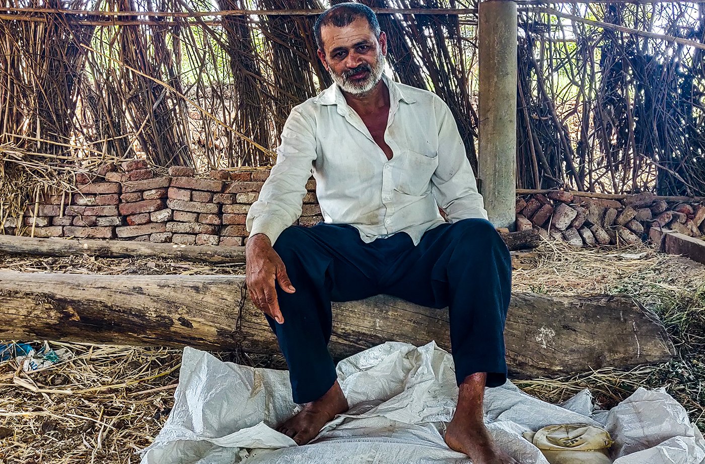 Anand Salvi lost an acre of jowar to a bison raid.
