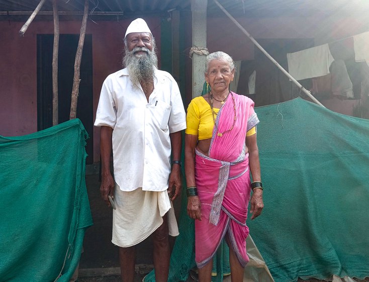 Left: Bhiklya Dhinda with his wife, Tai Dhinda.