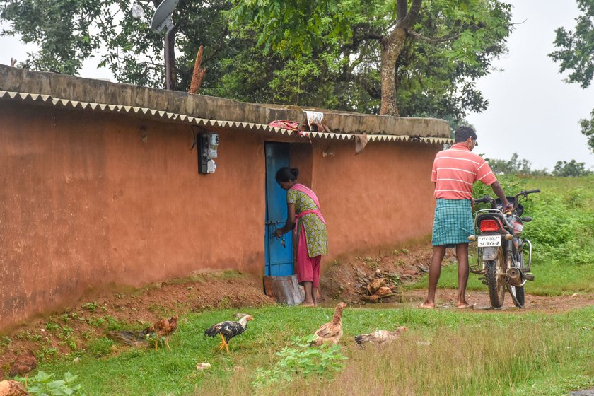 A villager from Rangamati village has come to fetch Jyoti to attend to a patient