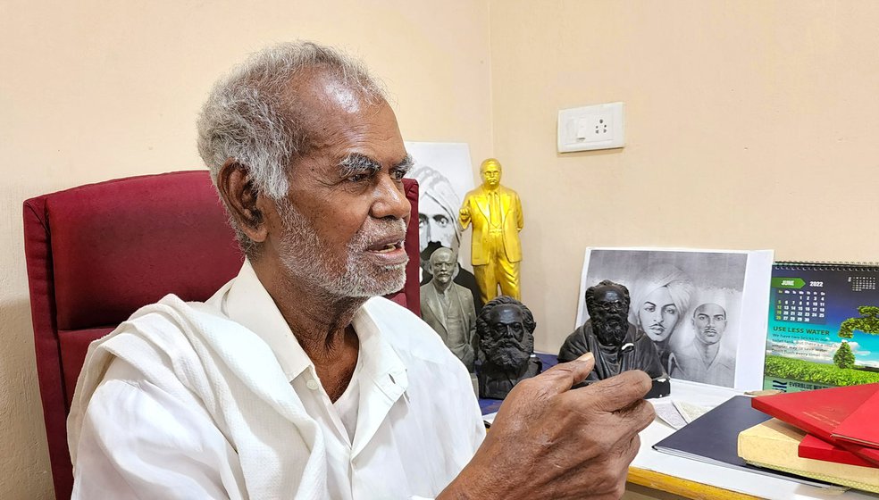 The busts, statuettes and sketches on Nallakanu’s sideboard tell us this freedom fighter’s intellectual history at a glance