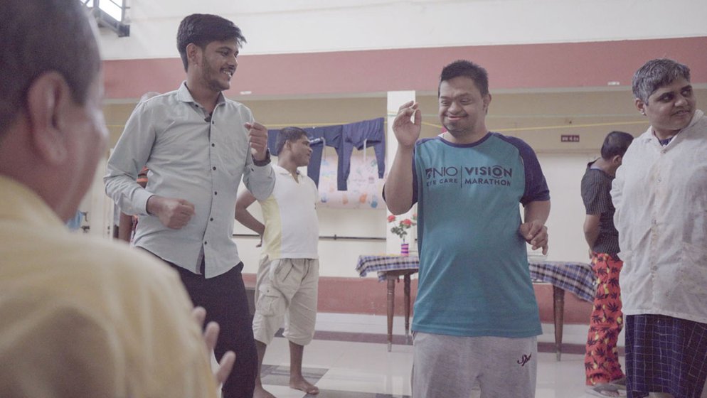 At Sadhana Village, Rahul Wankhede (left) in a dance session with special friends. ‘We have to teach them according to their mood,’ he says. Kanchan Yesankar is a social worker and teacher and is seen here (right) in a dance session. ‘I try to use dance to get my students to be active. I also use many dance therapies,’ she says