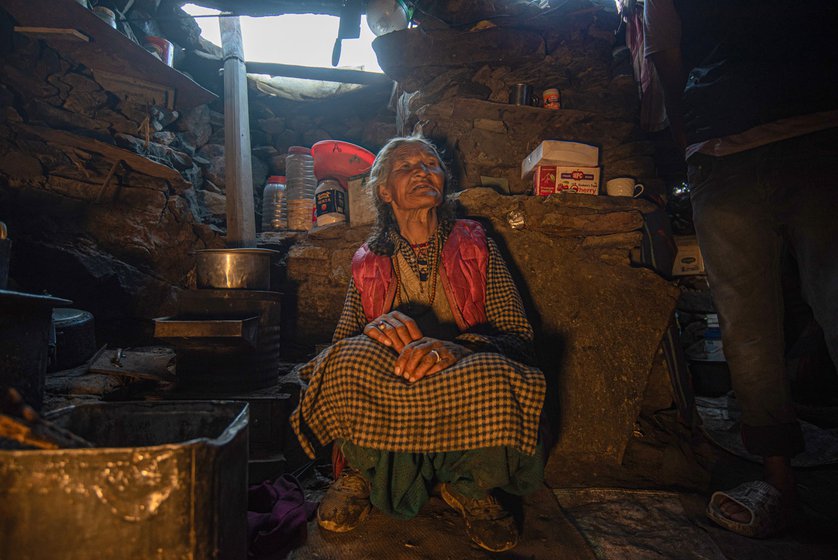 Tsering Angmo in her kitchen.