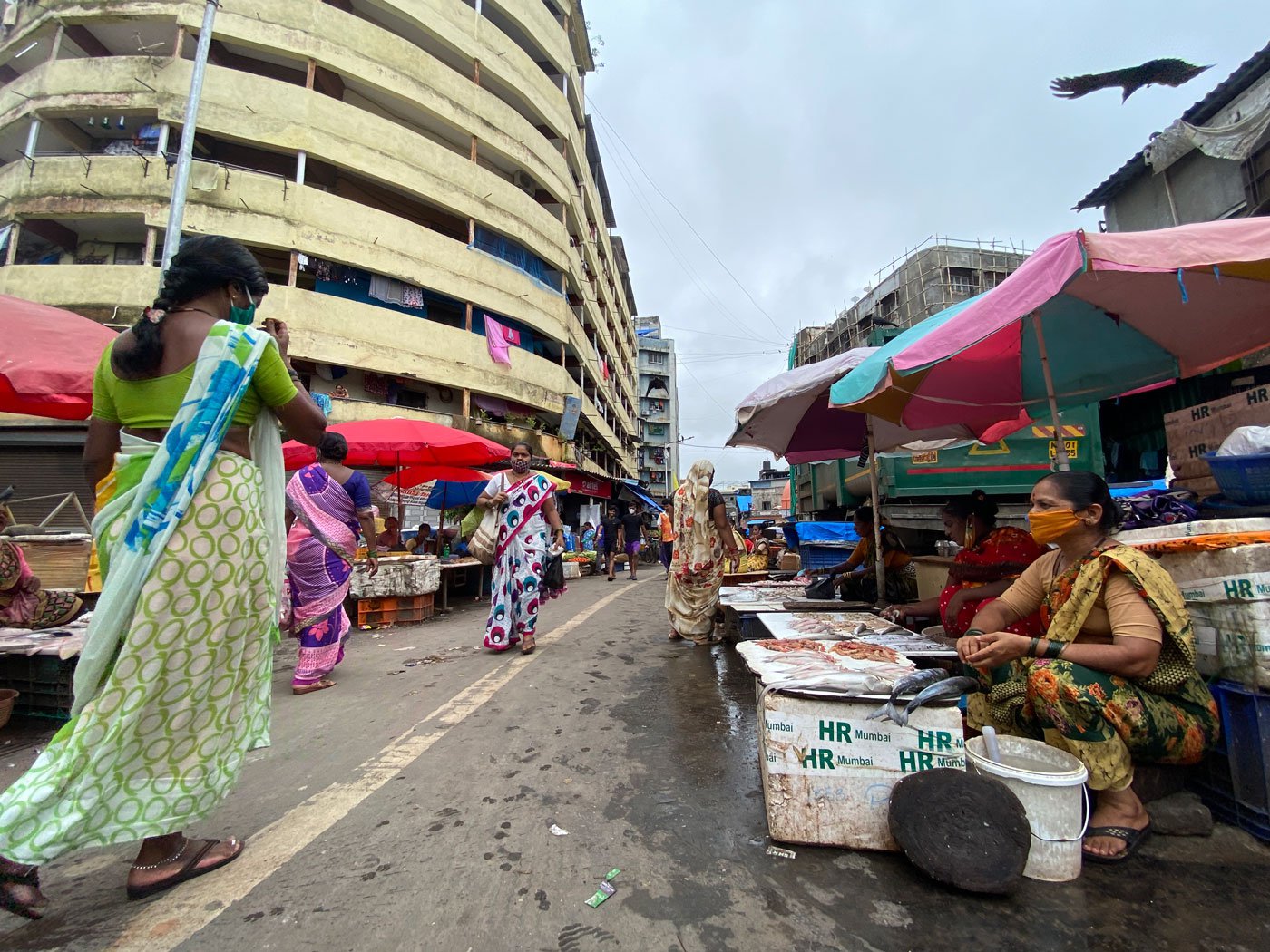 It’s nearly 11 a.m. by the time they start calling out to customers: 'Ghe ga tai', 'Tai, ithe ye', "Ghe re, maaushi'