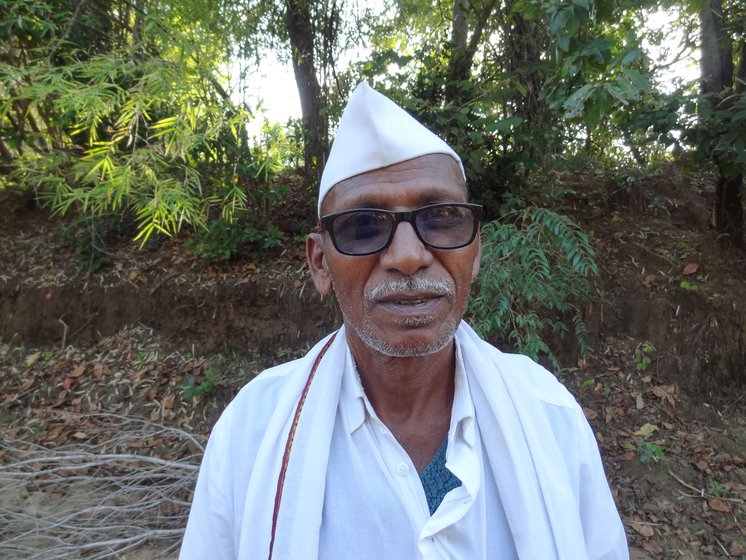 Vitthal Badkhal visiting a farm