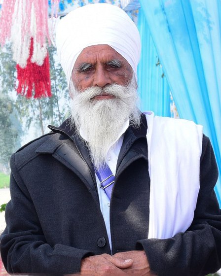 From the left: Jaspreet Singh, from Kaithal district, Haryana; Gurpreet Singh, from Fatehgarh Sahib district, Punjab; Kashmir Singh, from Rampur district, UP