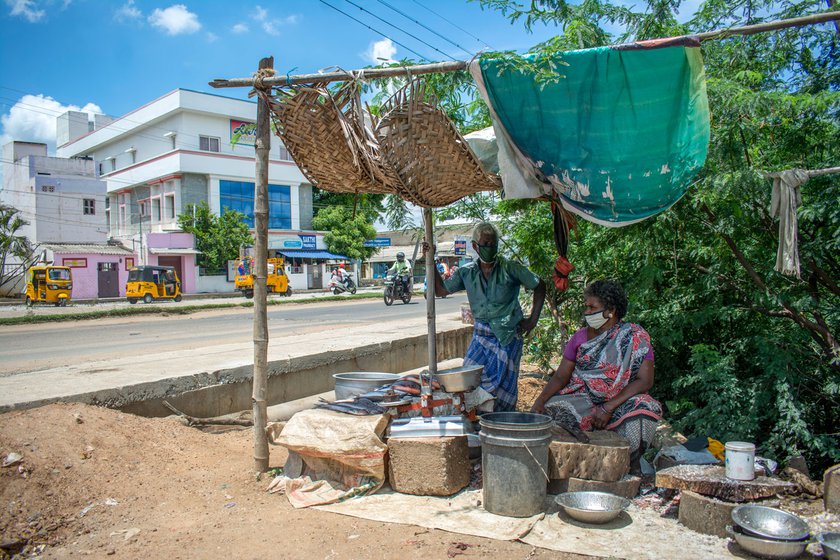 During the Covid-19 lockdown, we weren’t able to sell fish on the roadside but have now started again