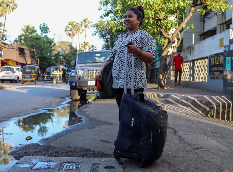 Rupali Koli has turned down an app-based company as she feels an unfair percentage of her earnings are taken away. She supports her parents, husband and in-laws through her work as a beautician