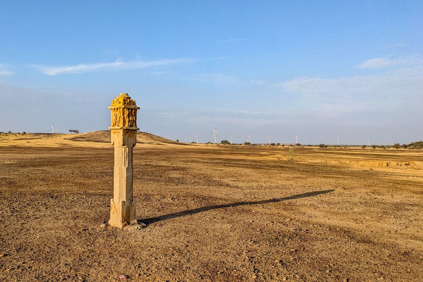 When pristine orans (right) are taken over for renewable energy, a large amount of non-biodegradable waste is generated, polluting the environment