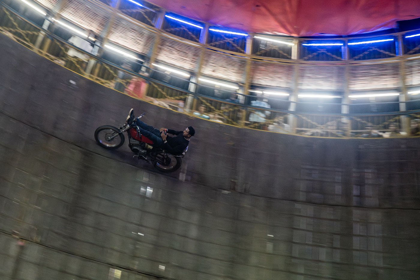 Pankaj Kumar during a performance. He says, 'I left school after Class 10 and started learning to ride'