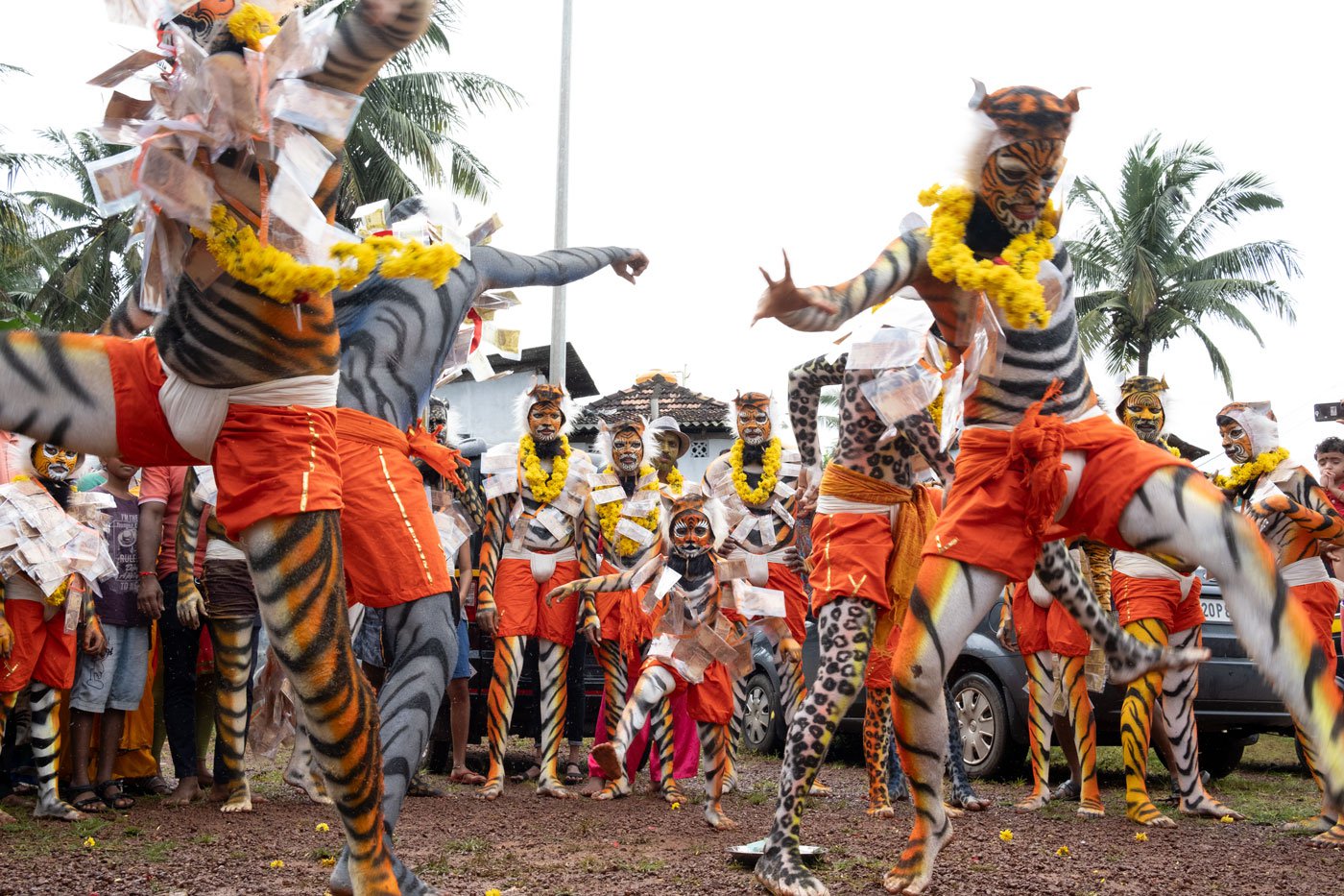 The choreography is so physically demanding that older folks have left it to the young to carry on this traditional dance