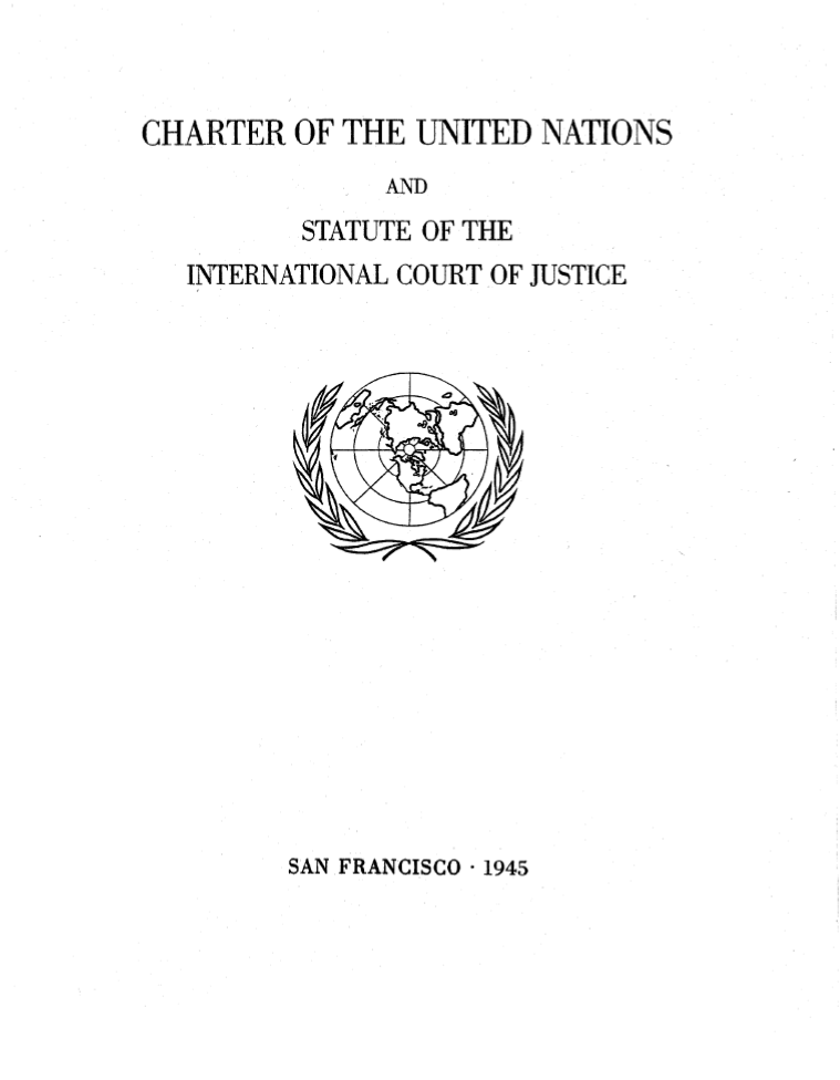 Charter of the United Nations and Statute of the International Court of Justice