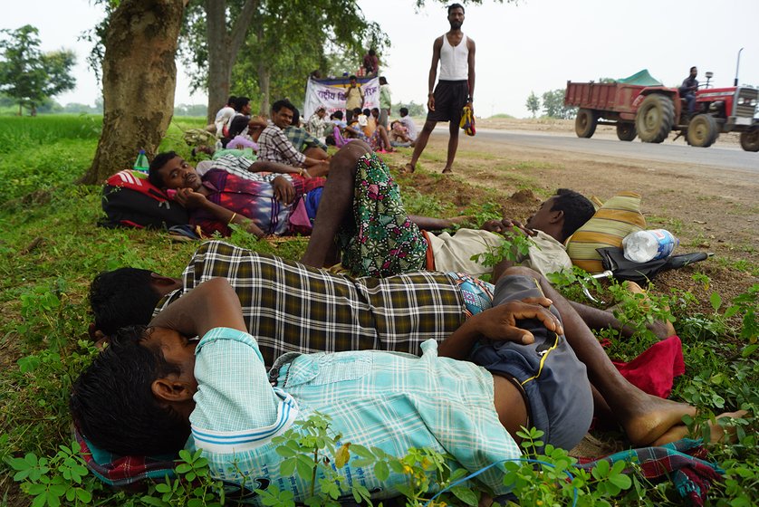 farmers are taking rest 