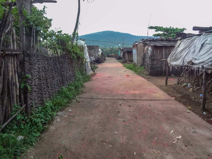 The Andh community's colony in Ninganur.