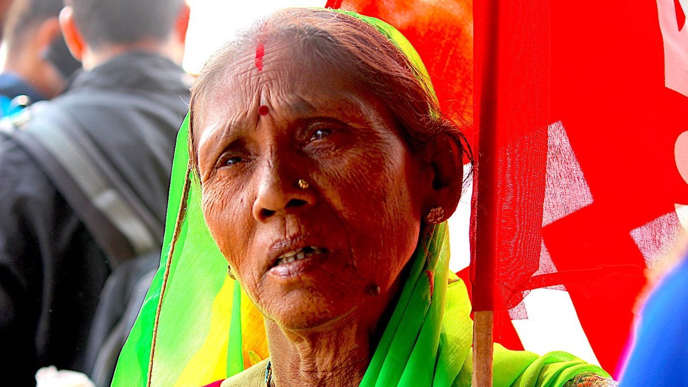 Close-up of woman talking 