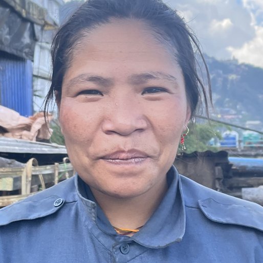 Maya Thami is a Porter (carries LPG cylinders) from Darjeeling Pulbazar (town), Darjeeling Pulbazar, Darjeeling, West Bengal