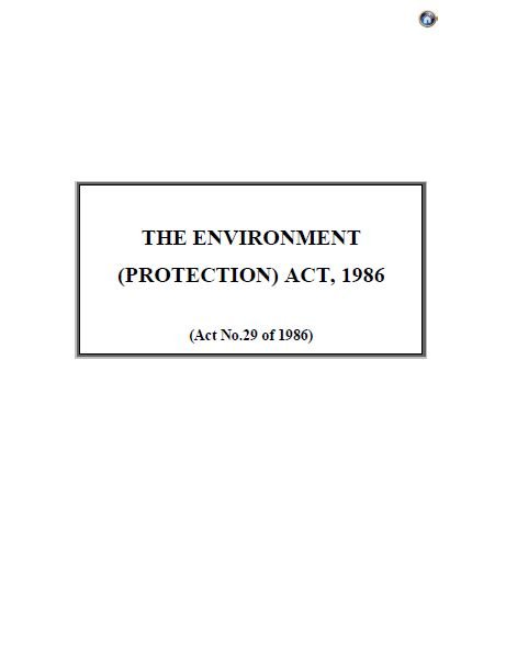 The Environment (Protection) Act, 1986