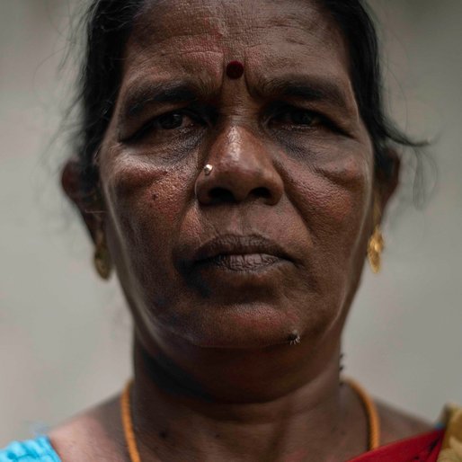 M. Aaiyamal is a Folk singer and <em>kummi</em> (a folk dance form) dancer from Vadapalanji, Thiruparankundram, Madurai, Tamil Nadu