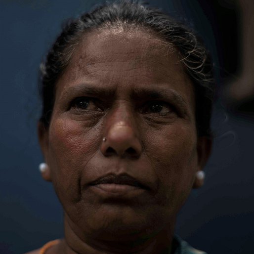 S. Asaiponnu is a Folk singer and <em>kummi</em> (a folk dance form) dancer from Vadapalanji, Thiruparankundram, Madurai, Tamil Nadu